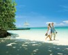 Couple on Jamaican Beach