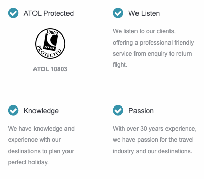 Why Book With Us Why Book With Us